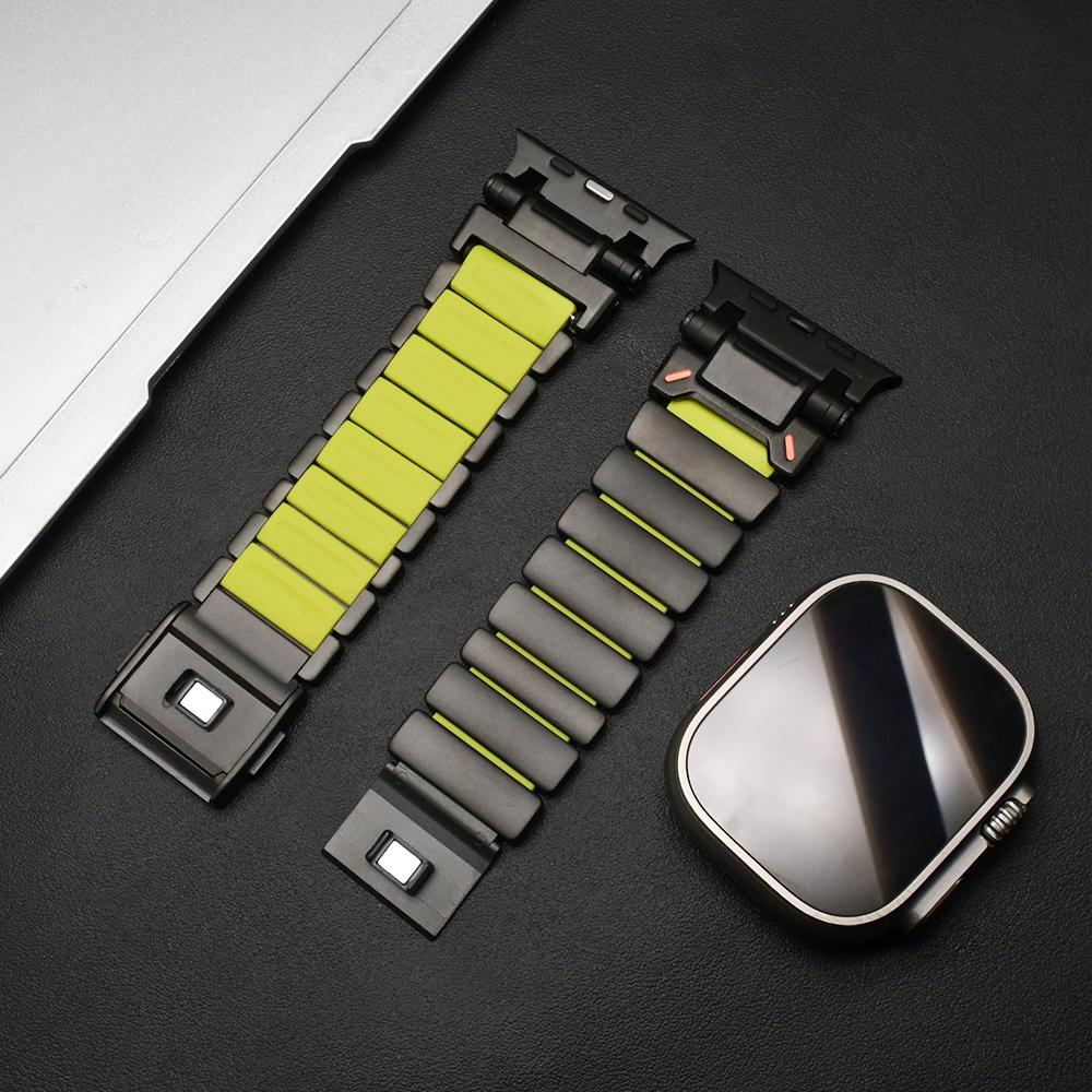 Stainless Steel Strap for Apple Watch Band Ultra 3 2 49mm 46mm 45mm 44mm Luxury Metal Bracelet For Iwatch 11 10 9 8 7 6 5 4 SE3