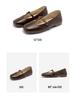 Eleganta retro höstskor 2025 med slip-on Mary Jane-skor, låg klack och fyrkantig tå och spänne.