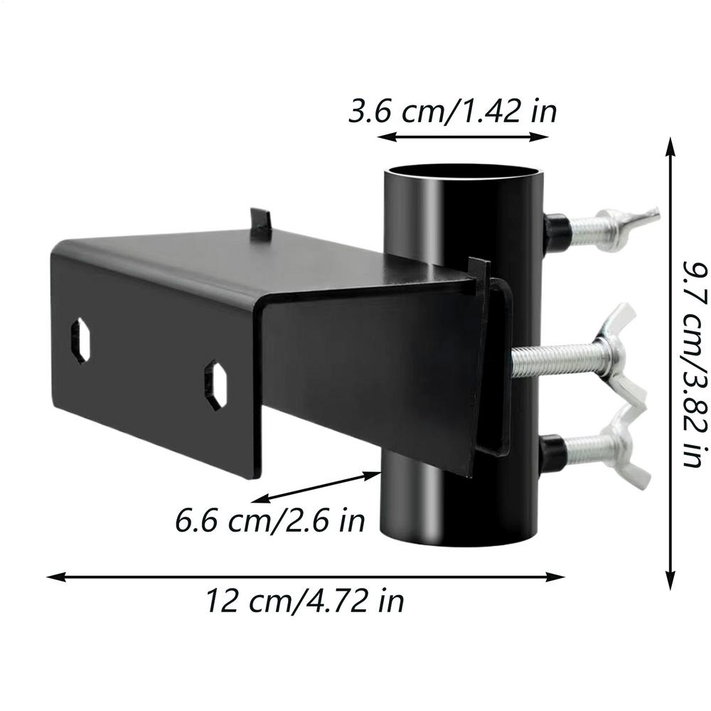 

Зажим для зонта на террасу, кронштейн для зонта на балконное ограждение, противоскользящий регулируемый зажим для зонта на ограждение для балкона, бассейна, пляжа, пикника