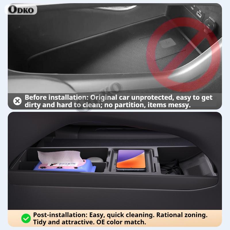 For Chery Tiggo 5X Silicone Storage Box Center Console under Layer Modification Special Car Interior Accessories Organizer