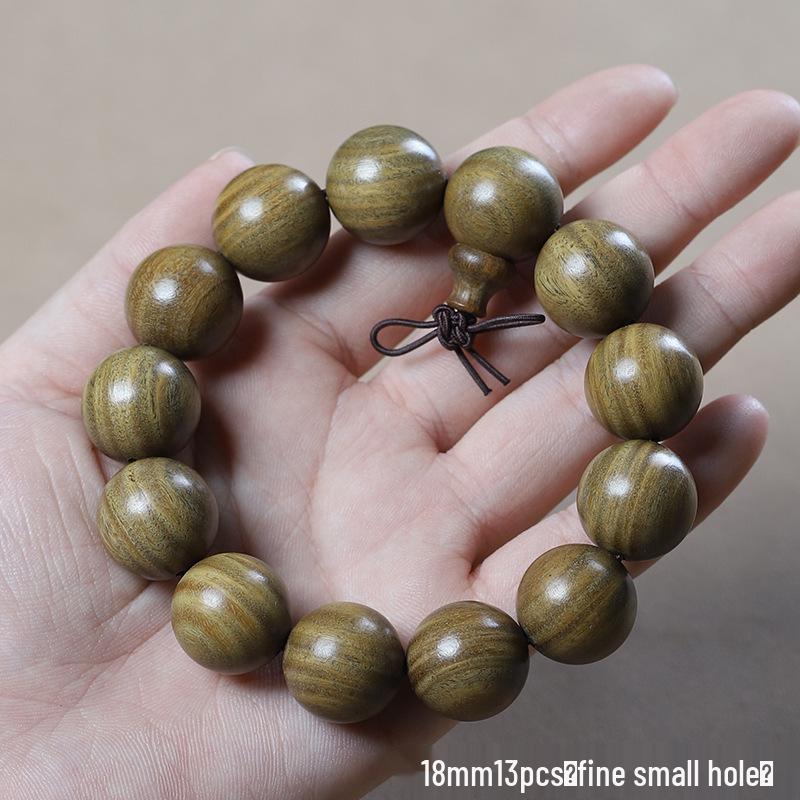 Argentina Green Sandalwood Men's and Women's Bracelet - 108 Beads, Prayer Beads of Yu Sandalwood & Rosewood.