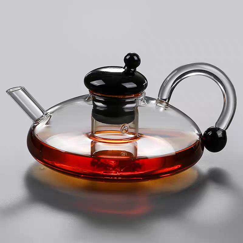 700ml Flower Tea Teapot Set British-Style Boiled Fruit Tea Set Heat-Resistant Glass Nordic Affordable Luxury Health Pot