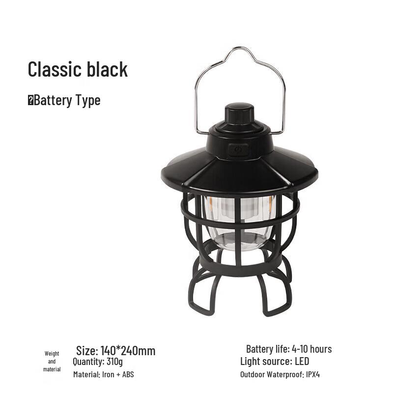 Rechargeable Portable Camping Tent Lantern