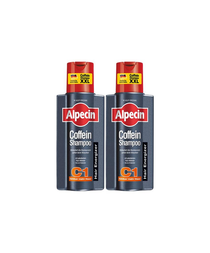 Alpecin Caffeine Shampoo C1 (Hair Strengthening) 375ml X 2