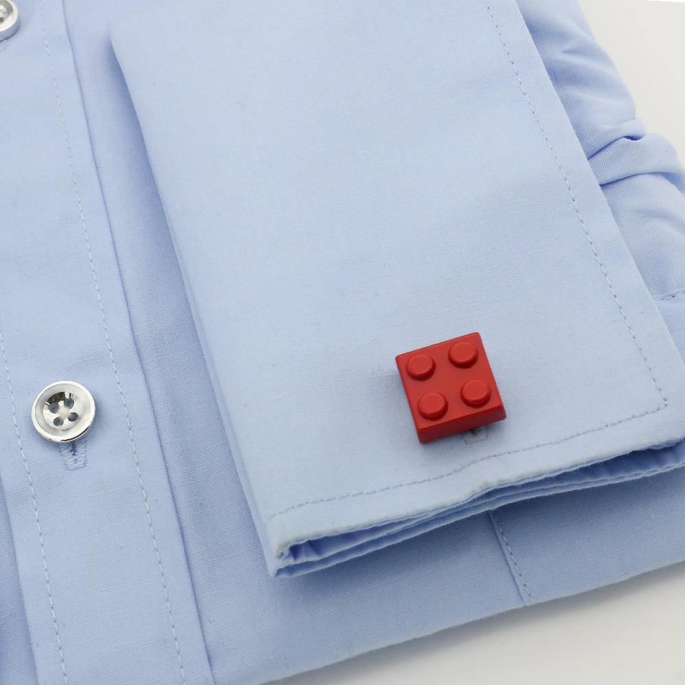 Gemelli Blocco Design Mattoncini Multicolore Blu Rosso Nero 9 Opzioni di Colore Rame Novità Gemelli Grossista Dettaglio