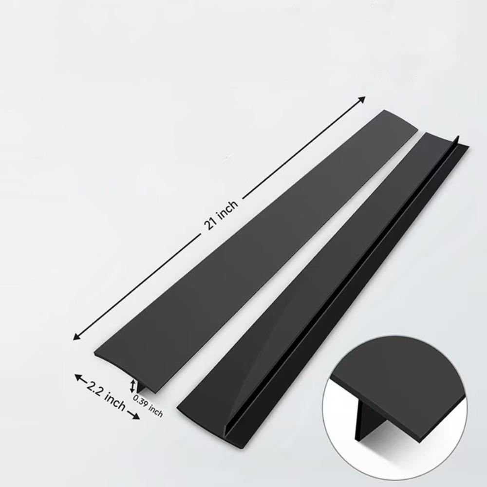 4pcs Silicone Stove Counter Gap Cover Heat Resistant Oven Gap Filler  Restaurant