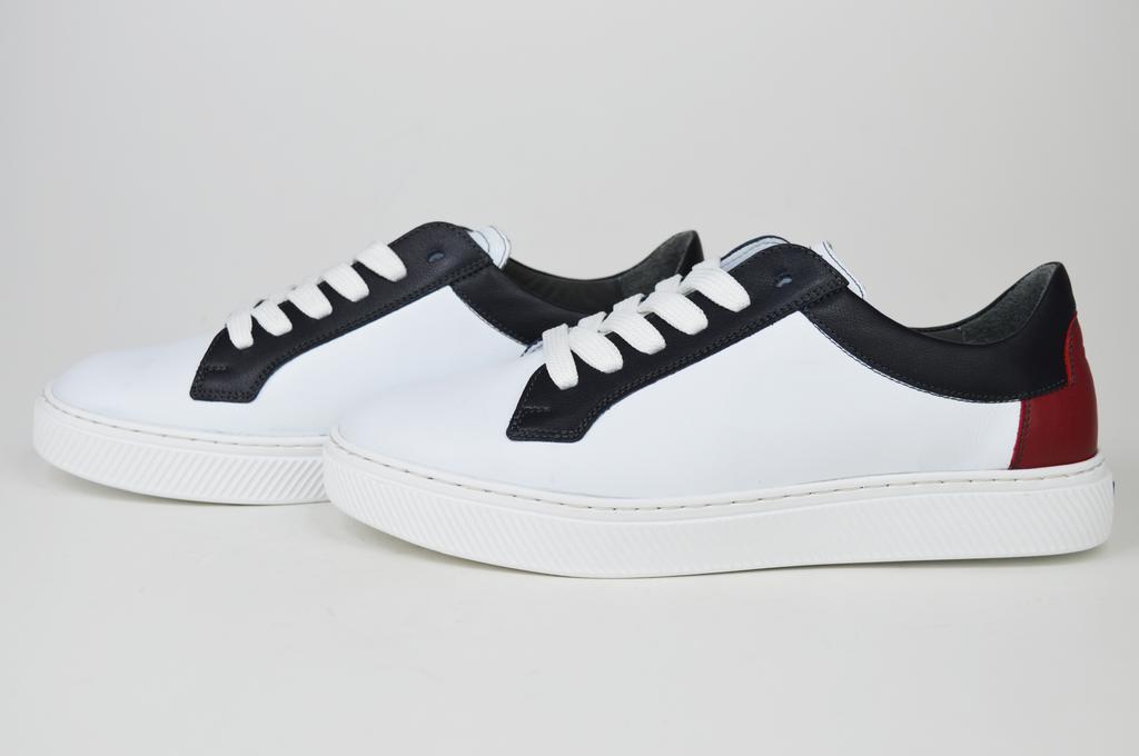 Trampki męskie ikos 16692 40 Biała skóra