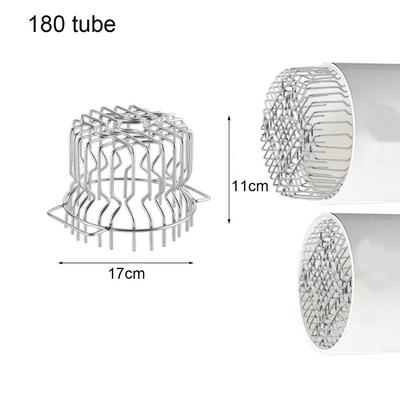 Stainless Steel Roof Floor Drain Leaf Debris Trap Anti-blocking Gutter Guard Easy Installation Rain Pipe Strainer Cap
