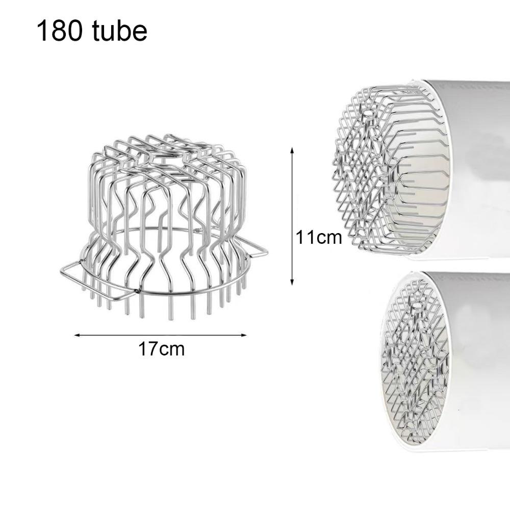 Stainless Steel Roof Floor Drain Leaf Debris Trap Easy Installation Gutter Guard Anti-blocking Downspout Protection Net