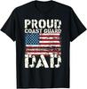 US Coast Guard Dad USCG American Flag Gift Unisex TShirt Unisex T-Shirt