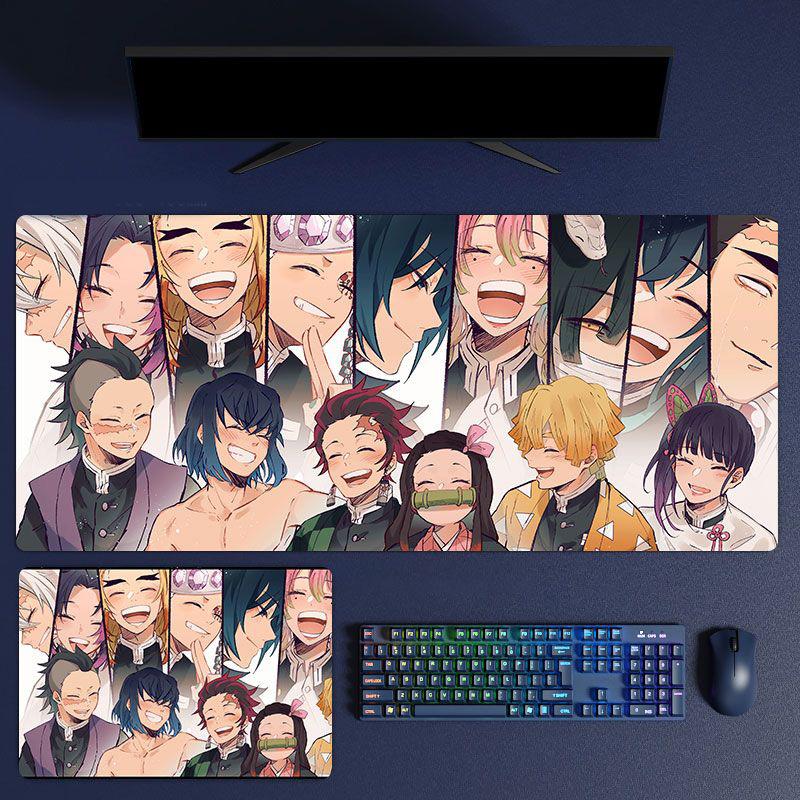 Demon Slayer Mouse Pad, Keyboard and Mouse Pad, Cheap, Exquisite, Gaming Equipment, Computer Equipment, Anime, Comics