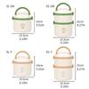 User Friendly 304 Nonrust Steel Food Container Durable Leak Proof Lunch Box For Adults Kids School Office Travel