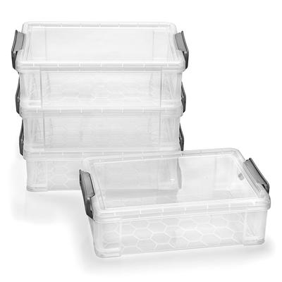 Sumnacon Multifunktionale Stifteaufbewahrung Aufbewahrungswerkzeug für kleine Gegenstände mit Stiftset aus weißgrauem Etui, Etui, Etui, stapelbar, platzsparend,