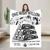 Obsession Movie ONE WISH WILLOW Wool Blanket Funny Throw Blanket for Sofa Bedding Lounge 200x150cm Rug Piece