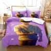 The Summer Hikaru Died Manga 3PCS Bedding Set Duvet Cover+2 Pillowcases Bed Linens For BL Horror Manga Fans Bedroom Decor Gift