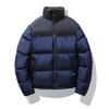 Chaqueta Corta Acolchada de Algodón para Pareja Otoño e Invierno Chaqueta para Hombre Chaqueta Acolchada de Algodón Cuello Alto Estilo Hong Kong Cálida Chaqueta Acolchada de Algodón Hombre