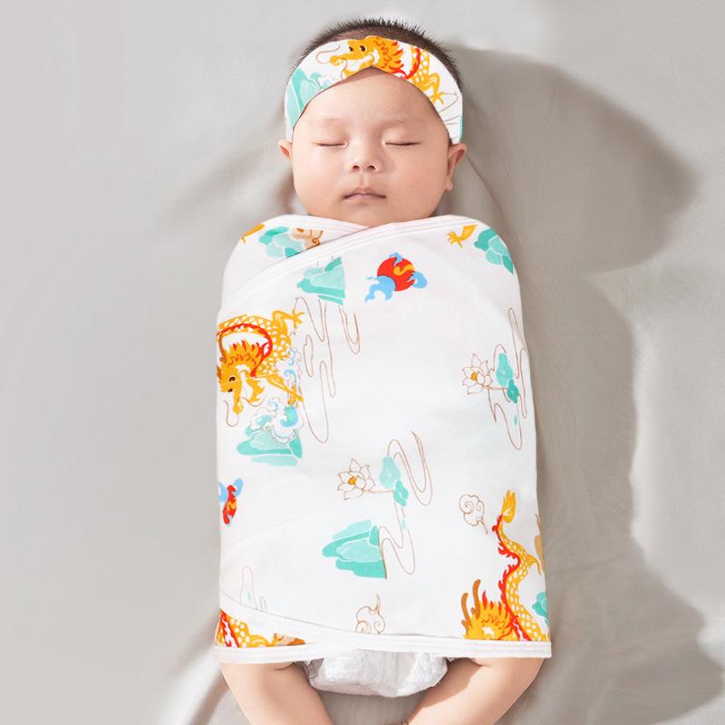 Sacco nanna swaddle anti-spavento per neonato - Coperta da notte per neonato per primavera/estate