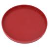 Wine Red Wooden Serving Tray Wooden Round Tea Plate Food Meals Serving Red Serving Tray  Tea House