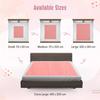 LuvLap Instadry Waterproof Baby Dry Sheet, Extra Absorbent Anti-Piling Fleece Bed Protector, Pack of 2, Small, Sky Blue