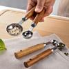 4 Stück Holzgriff Kaffeemesslöffel Edelstahl Backwerkzeug Eis Zucker Salz Gewürz