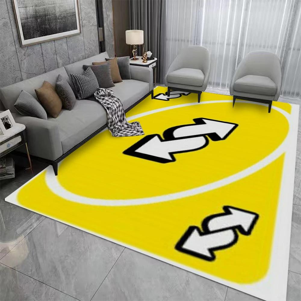 Uno Carpet Cartoon Living Room Bedroom Kitchen Sofa Table Balcony Rug Non-slip Washable Mat Exquisite Home Ornaments