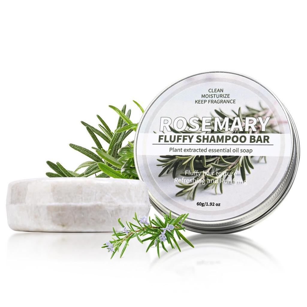 Kokosnuss & He Shou Wu Ginseng Bambuskohle Shampoo-Seife mit ätherischen Ölen & Zypressenblatt