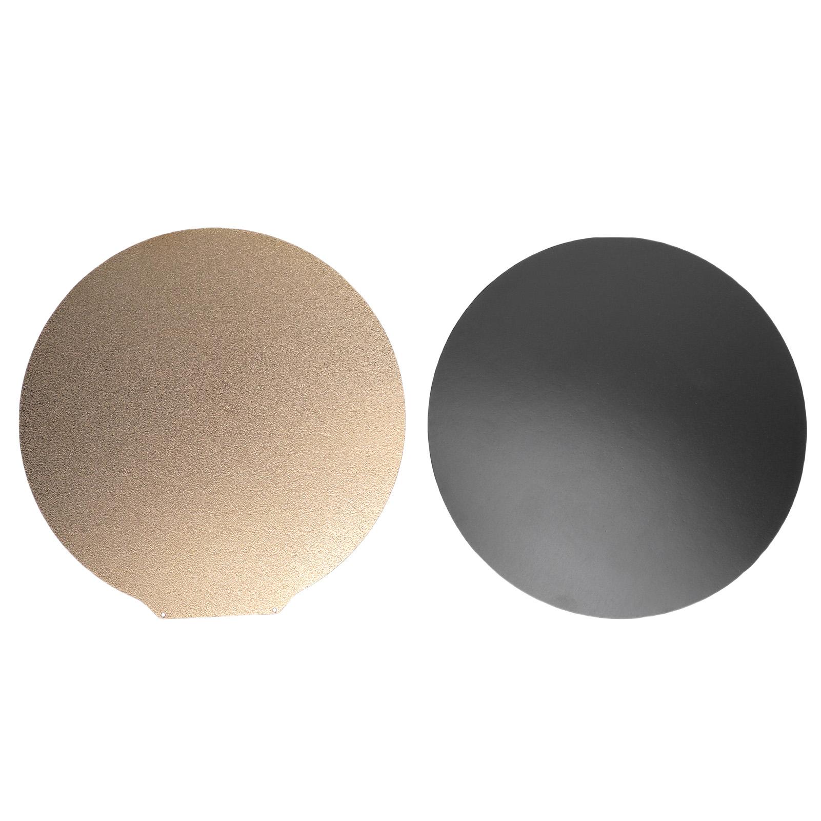 

Double Sided PEI Build Plate Fit for Kossel Delta 3D Printer Textured Hot Bed Print Platform with Magnetic Bed Round