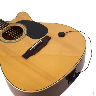 Guitar Ukulele Piezo Pickup 13inch Cable Versatile Quick Installation for Classical and