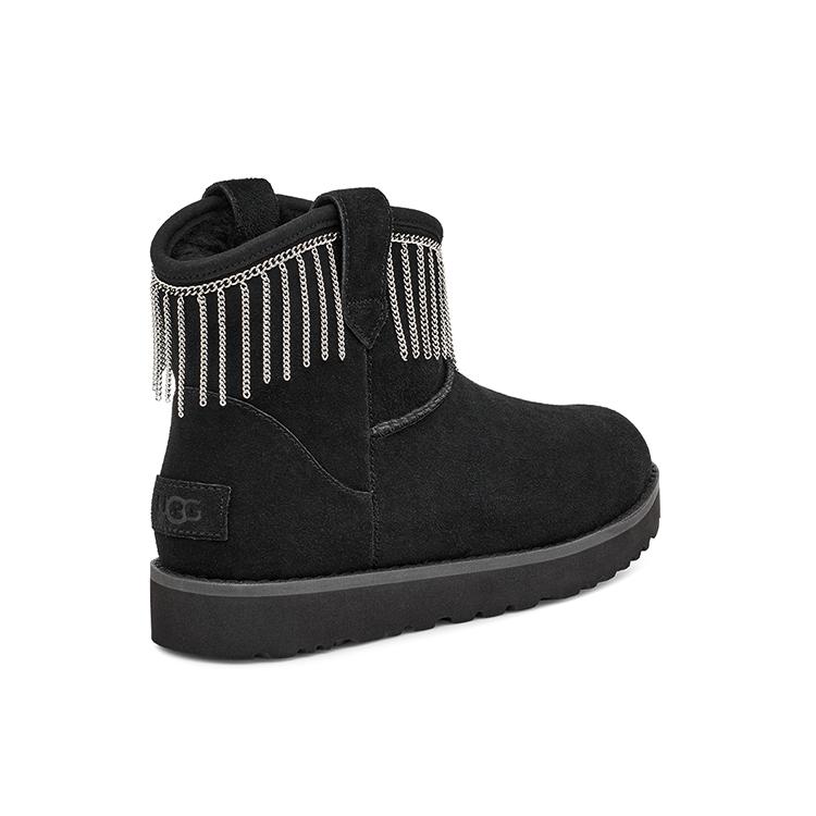 UGG Classic Mini Fringe 'Black' Women's 1127454-BLK