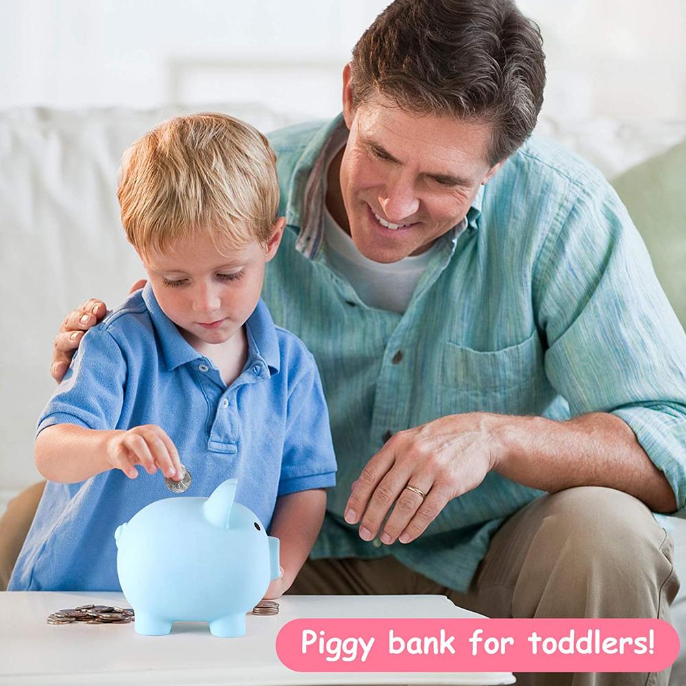 Small Piggy Bank Money Boxes Storage Kids Toys Home Decor Money Saving Box Unbreakable Plastic Money Bank for Kids Gifts