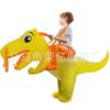 Patrick Star Clown Riding Dinosaur Inflatable Costume - Halloween Edition