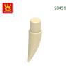 1111Pcs/lot 53451Tiger Teeth Construction Bricks MOC Animal Accessories Works With Featuring Blocks Kids Playthings Gift Idea Box
