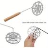 Bunuelos Mold with Handle, 4.7'' Rosette Achappam Mold Non-Stick Timbale Mold for Easy and Fun Kitchen Cooking and Baking Untensils
