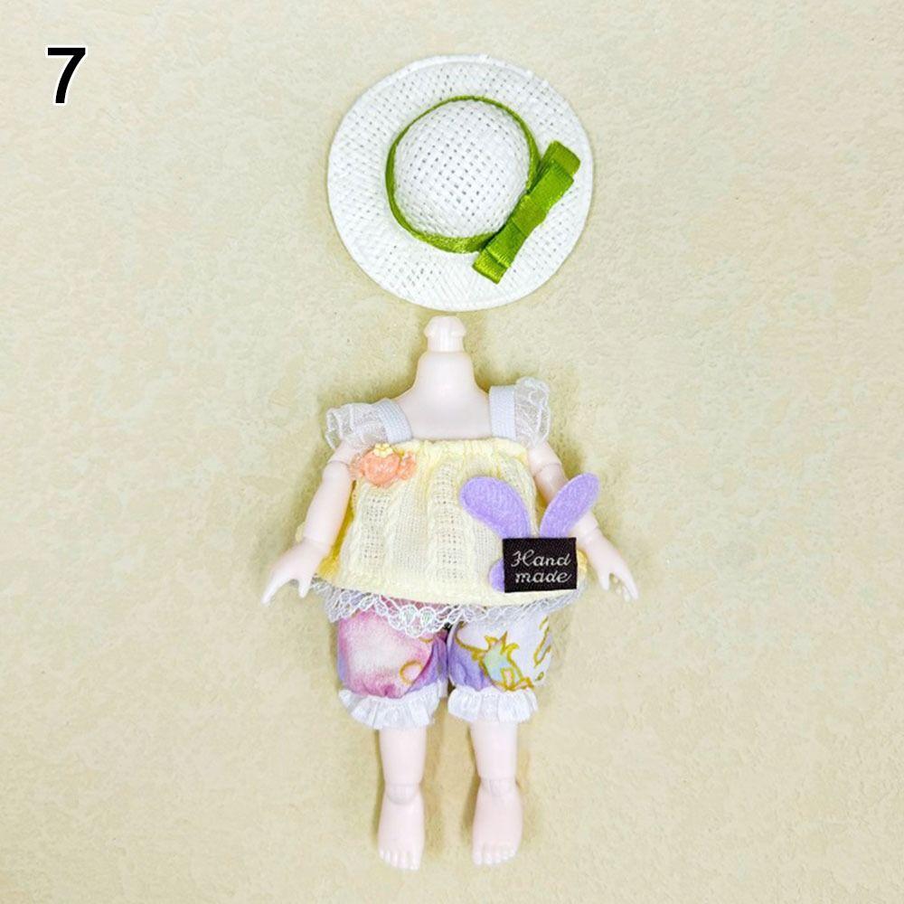 Fashion High-end Dress Up Children DIY Girls T-shirt Pants Doll Skirt  16~17cm Doll/1/8 BJD Doll