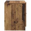 Nightstand Set of 2 Reclaimed Wood Look 45 X 39 X 50 Cm Engineered Wood