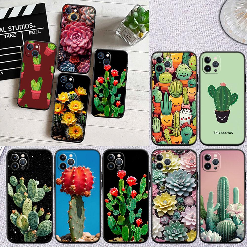 FM11 Cacti Succulent Phone Case for Motorola Edge 60 60s 70 G86 G56 G54 E14 G04S G45 G54 G64 S30 S50 X30 X40 X50 Pro Power