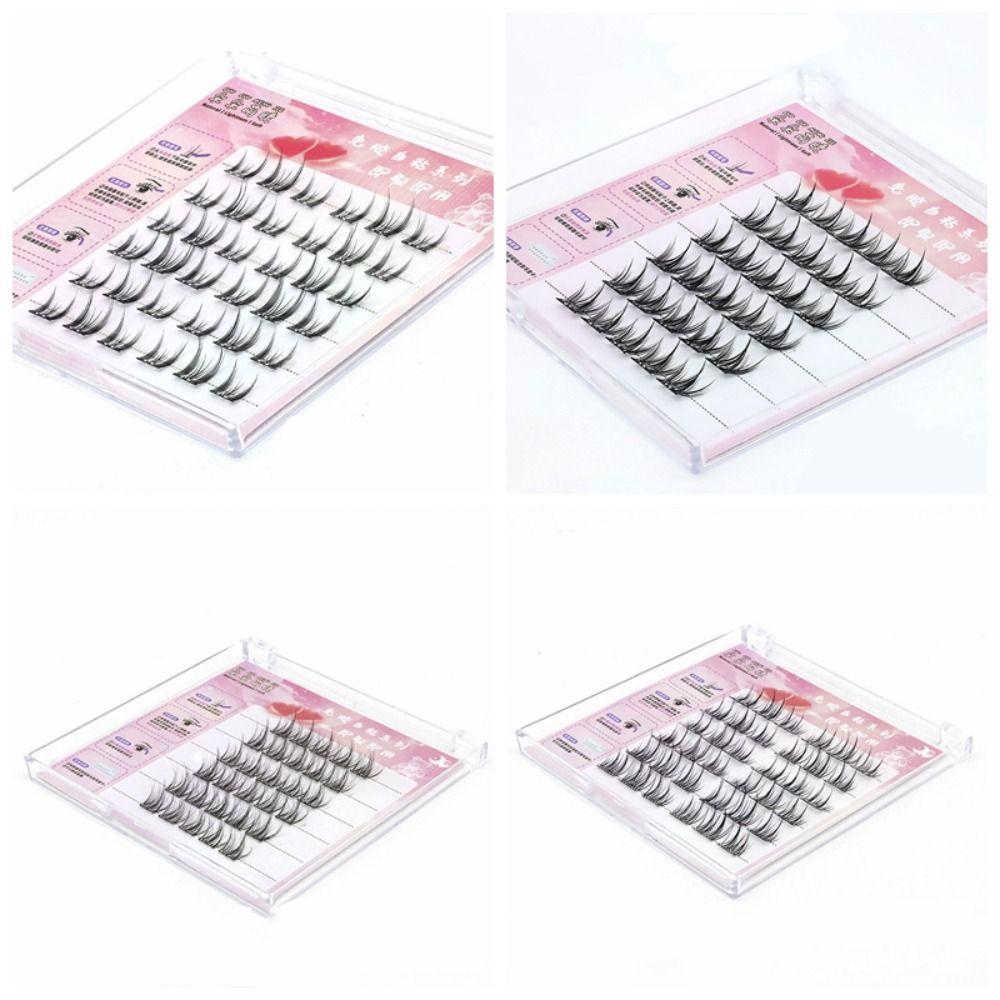 Soft Glue-Free Fake Lashes Long Lasting Segmented Eyelashes Bundles  Party