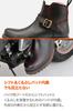 Daytona Motorcycle Side Gore Boots Genuine Leather Cowhide Leather Shift Pad Black 29188 23.5cm/Women's Pad/Cushion Built-in HBS-008