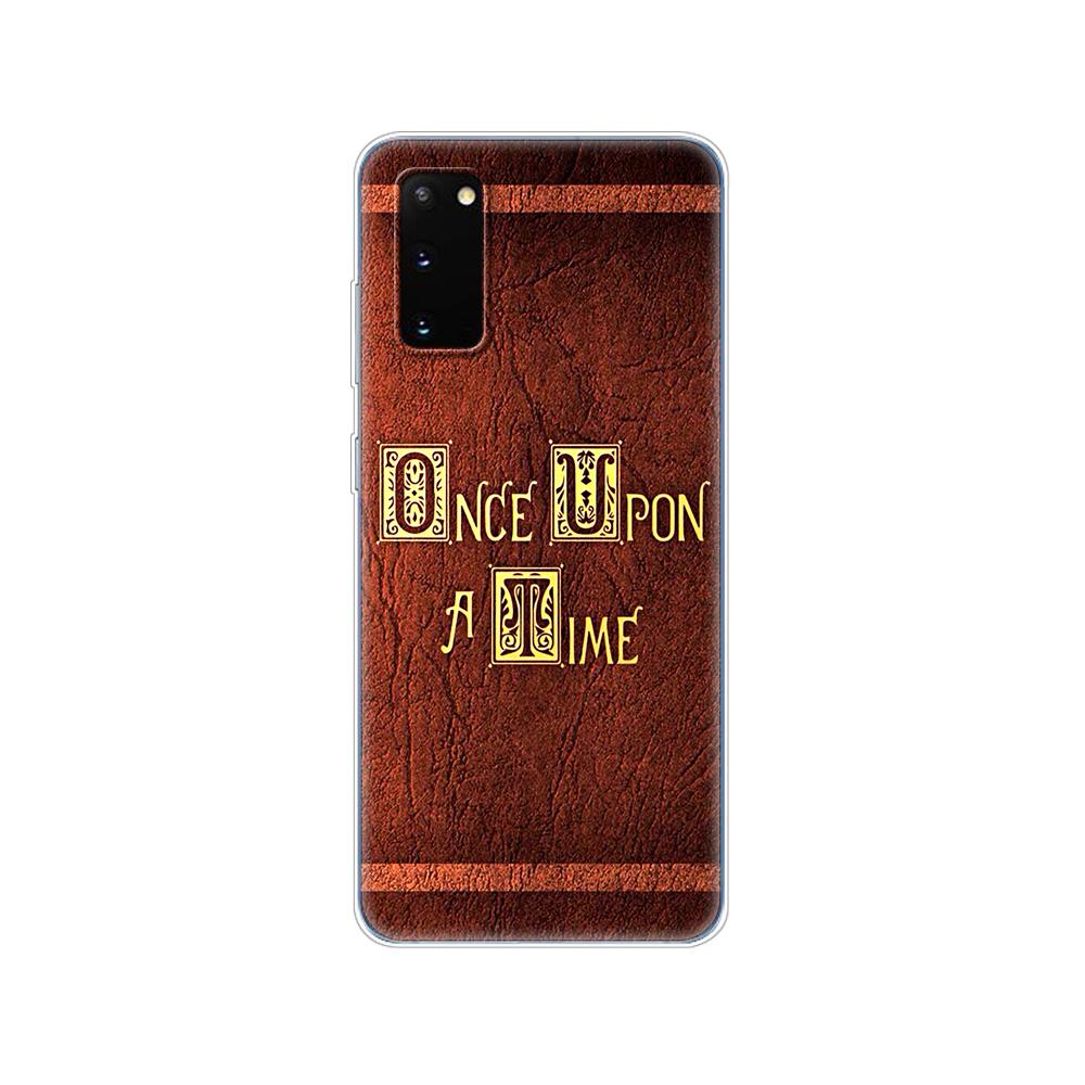 Silicon Case For samsung galaxy S20 PLUS Ultra S10 lite Phone Cover For samsung note 10 plus lite Case Once Upon A Time book