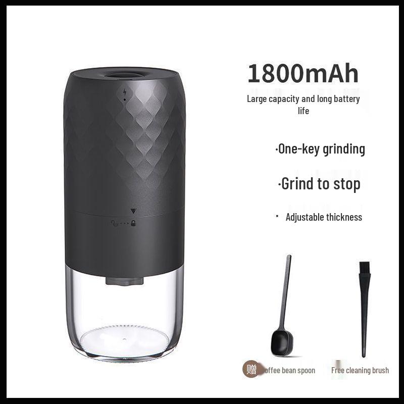 Portable Electric & Manual Coffee Bean Grinder - Compact Household Hand-Cranked & Automatic Grinding Machine