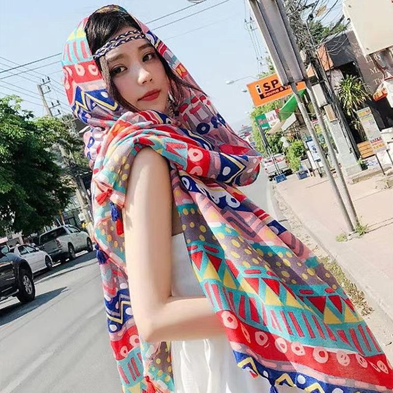 8 Styles 85X180Cm Travel Beach Sunscreen Scarve Bikini Large Shawl Sarong Wrap Scarf Women Brazilian Swimsuit Bathing Cover-Ups