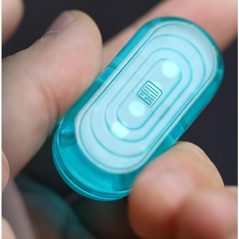 Mini EDC Stress Relief Toy Rich Coin Fidget Slider Pushing Card for Beginner and Fun PC Plastic Adults Kids Gift Anti Anxiety