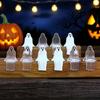 20pcs Cute Halloween Ghost Decoration Sitting Pose Ghost Statue Decorations  Desktop Decoration
