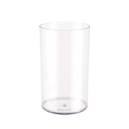 Klar blomster vase til borddekorationer Knusesikker Høj Cylinder Plastik Vase til Bryllupsbegivenhed Hjemmekontor Borddekoration