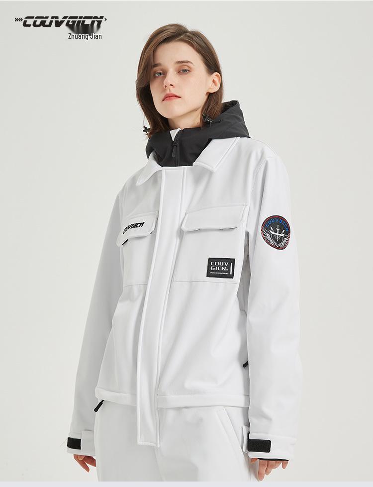 Unisex Adult Ski Suit: Windproof, Waterproof, Warm Snowboard Set for Couples