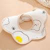 Pure Cotton Waterproof Baby Bibs for Boys - Newborn Feeding Drool Bibs