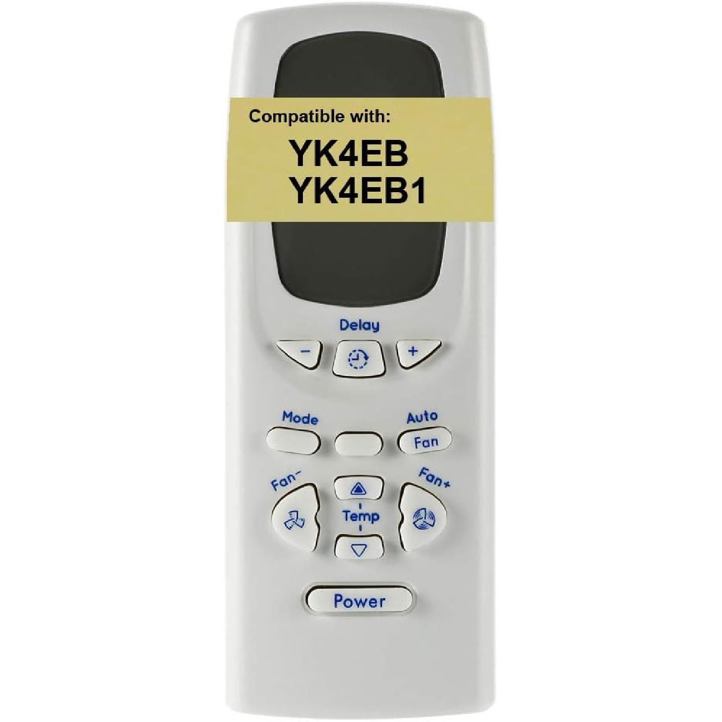 

Замена пульта дистанционного управления для кондиционера GE YK4EB1 подходит для AEL06LPL1 AEL06LPQ1 AEL06LQ AEL06LQQ1 AEL06LQW1 AEL06LS AEL06LSQ1 AEL08LO