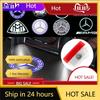 UBLNQ1 C200 E200 New 2025 For Mercedes Benz 2PC HD Car Door Welcome Light Car Badge Led Projector Lamp For Mercedes Benz A/B/C/E/M Clas