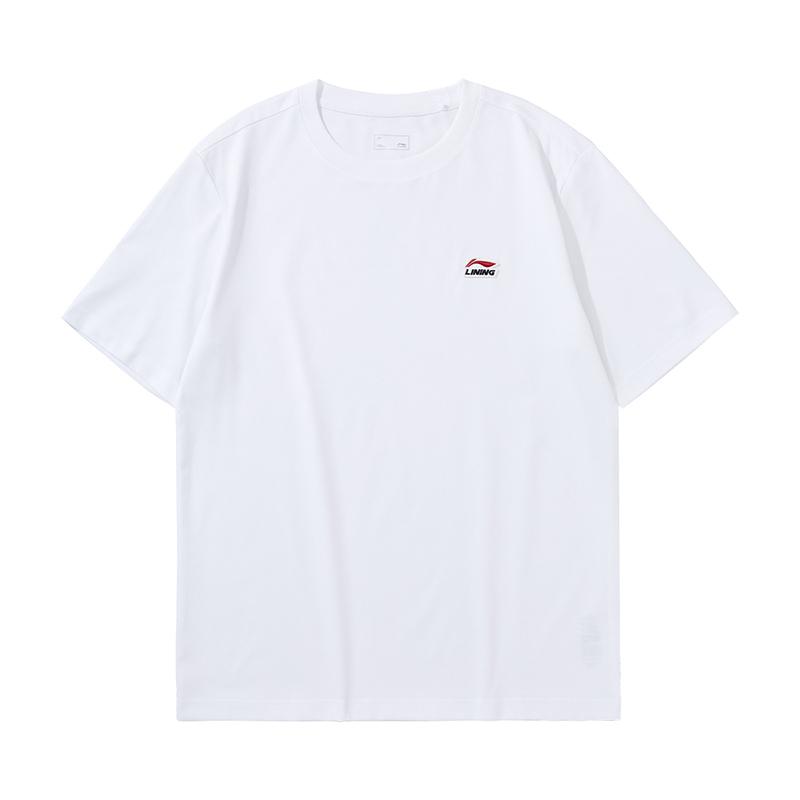 

Li-Ning Модная Простая Универсальная Повседневная Дышащая Спортивная Удобная Легкая Классическая Футболка Пуловер с Коротким Рукавом Унисекс Топы AHSU801-1 4XL