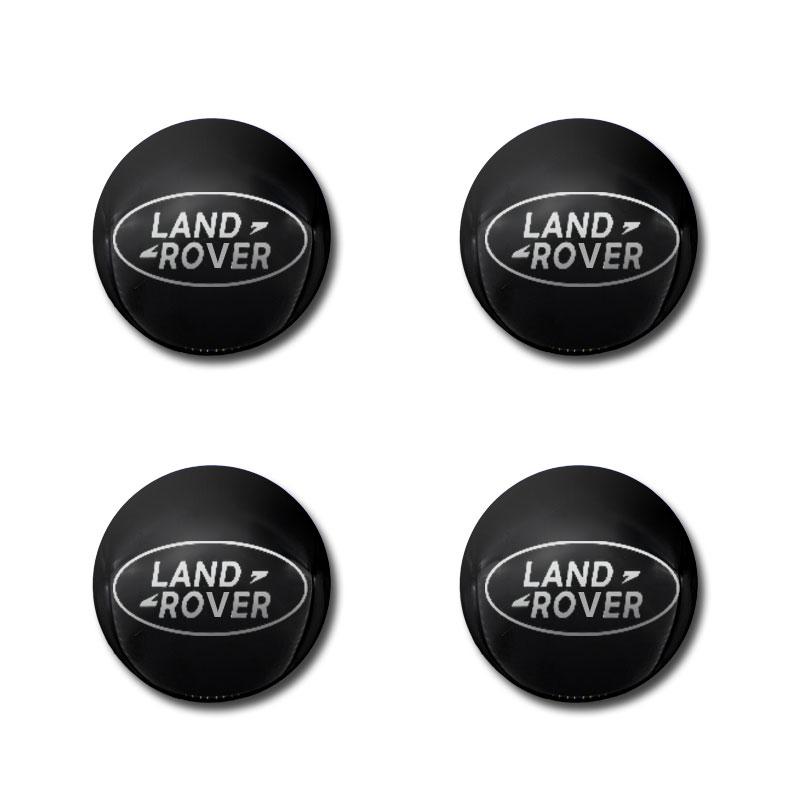 

56 мм Эмблема наклейка на центр ступицы колеса автомобиля Стикер на колесо для Land Rover Discovery Range Rover Evpque Defender Автомобильные очки Rover L322 L405 чёрный